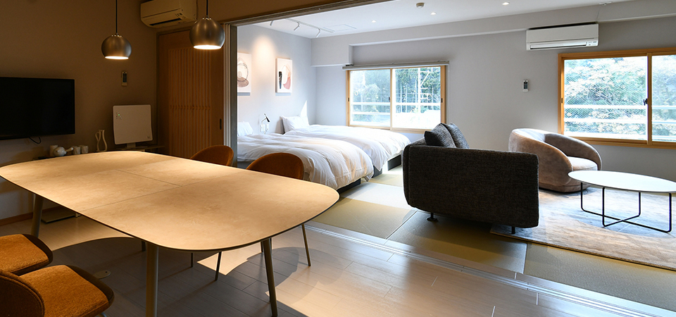 【R7年12月完成】ダイニング付きモダン和洋室/内湯付き