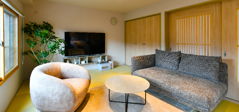 【R7年12月完成】ダイニング付きモダン和洋室/内湯付き